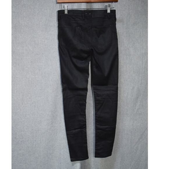 AllSaints MAST Low Rise Skinny Jeans Black W26 - Picture 3 of 4